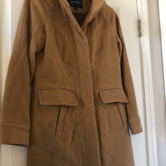 Land’s End Cashmere and Wool Coat - Picture 6 of 14